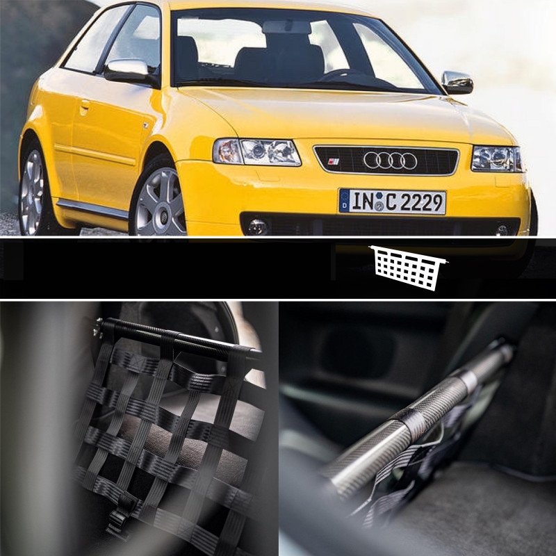 Clubsport Set - Strebe mit Netz für Audi A3 / S3 8L